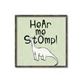 Picture of Hear me Stomp Green Bkg _GroupedProduct_Square_Mini_ _GroupedProduct_Square_Canvas_Framed_