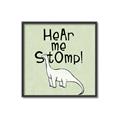 Picture of Hear me Stomp Green Bkg _GroupedProduct_Square_Mini_ _GroupedProduct_Square_Canvas_Framed_