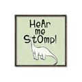 Picture of Hear me Stomp Green Bkg _GroupedProduct_Square_Mini_ _GroupedProduct_Square_Canvas_Framed_