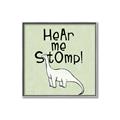 Picture of Hear me Stomp Green Bkg _GroupedProduct_Square_Mini_ _GroupedProduct_Square_Canvas_Framed_