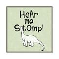 Picture of Hear me Stomp Green Bkg _GroupedProduct_Square_Mini_ _GroupedProduct_Square_Canvas_Framed_