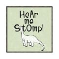 Picture of Hear me Stomp Green Bkg _GroupedProduct_Square_Mini_ _GroupedProduct_Square_Canvas_Framed_