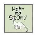 Picture of Hear me Stomp Green Bkg _GroupedProduct_Square_Mini_ _GroupedProduct_Square_Canvas_Framed_