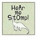 Picture of Hear me Stomp Green Bkg _GroupedProduct_Square_Mini_ _GroupedProduct_Square_Canvas_Framed_
