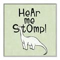 Picture of Hear me Stomp Green Bkg _GroupedProduct_Square_Mini_ _GroupedProduct_Square_Canvas_Framed_