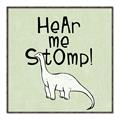 Picture of Hear me Stomp Green Bkg _GroupedProduct_Square_Mini_ _GroupedProduct_Square_Canvas_Framed_