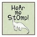 Picture of Hear me Stomp Green Bkg _GroupedProduct_Square_Mini_ _GroupedProduct_Square_Canvas_Framed_