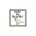 Picture of Hear me Roar Beige  _GroupedProduct_Square_Mini_ _GroupedProduct_Square_Canvas_Framed_