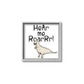 Picture of Hear me Roar Beige  _GroupedProduct_Square_Mini_ _GroupedProduct_Square_Canvas_Framed_