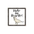 Picture of Hear me Roar Beige  _GroupedProduct_Square_Mini_ _GroupedProduct_Square_Canvas_Framed_