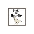 Picture of Hear me Roar Beige  _GroupedProduct_Square_Mini_ _GroupedProduct_Square_Canvas_Framed_