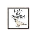 Picture of Hear me Roar Beige  _GroupedProduct_Square_Mini_ _GroupedProduct_Square_Canvas_Framed_