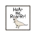 Picture of Hear me Roar Beige  _GroupedProduct_Square_Mini_ _GroupedProduct_Square_Canvas_Framed_
