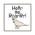 Picture of Hear me Roar Beige  _GroupedProduct_Square_Mini_ _GroupedProduct_Square_Canvas_Framed_