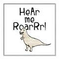 Picture of Hear me Roar Beige  _GroupedProduct_Square_Mini_ _GroupedProduct_Square_Canvas_Framed_