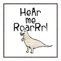Picture of Hear me Roar Beige  _GroupedProduct_Square_Mini_ _GroupedProduct_Square_Canvas_Framed_