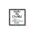 Picture of Hear me Chomp Blue _GroupedProduct_Square_Mini_ _GroupedProduct_Square_Canvas_Framed_