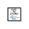 Picture of Hear me Chomp Blue _GroupedProduct_Square_Mini_ _GroupedProduct_Square_Canvas_Framed_