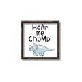 Picture of Hear me Chomp Blue _GroupedProduct_Square_Mini_ _GroupedProduct_Square_Canvas_Framed_