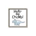 Picture of Hear me Chomp Blue _GroupedProduct_Square_Mini_ _GroupedProduct_Square_Canvas_Framed_