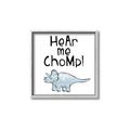 Picture of Hear me Chomp Blue _GroupedProduct_Square_Mini_ _GroupedProduct_Square_Canvas_Framed_