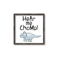 Picture of Hear me Chomp Blue _GroupedProduct_Square_Mini_ _GroupedProduct_Square_Canvas_Framed_