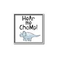 Picture of Hear me Chomp Blue _GroupedProduct_Square_Mini_ _GroupedProduct_Square_Canvas_Framed_