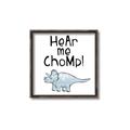 Picture of Hear me Chomp Blue _GroupedProduct_Square_Mini_ _GroupedProduct_Square_Canvas_Framed_