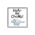 Picture of Hear me Chomp Blue _GroupedProduct_Square_Mini_ _GroupedProduct_Square_Canvas_Framed_