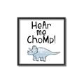 Picture of Hear me Chomp Blue _GroupedProduct_Square_Mini_ _GroupedProduct_Square_Canvas_Framed_