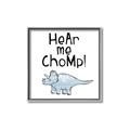 Picture of Hear me Chomp Blue _GroupedProduct_Square_Mini_ _GroupedProduct_Square_Canvas_Framed_