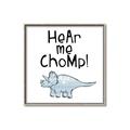 Picture of Hear me Chomp Blue _GroupedProduct_Square_Mini_ _GroupedProduct_Square_Canvas_Framed_