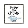 Picture of Hear me Chomp Blue _GroupedProduct_Square_Mini_ _GroupedProduct_Square_Canvas_Framed_