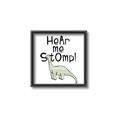 Picture of Hear me Stomp Green  _GroupedProduct_Square_Mini_ _GroupedProduct_Square_Canvas_Framed_