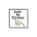 Picture of Hear me Stomp Green  _GroupedProduct_Square_Mini_ _GroupedProduct_Square_Canvas_Framed_