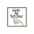 Picture of Hear me Stomp Green  _GroupedProduct_Square_Mini_ _GroupedProduct_Square_Canvas_Framed_