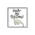 Picture of Hear me Stomp Green  _GroupedProduct_Square_Mini_ _GroupedProduct_Square_Canvas_Framed_