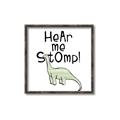 Picture of Hear me Stomp Green  _GroupedProduct_Square_Mini_ _GroupedProduct_Square_Canvas_Framed_