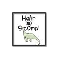 Picture of Hear me Stomp Green  _GroupedProduct_Square_Mini_ _GroupedProduct_Square_Canvas_Framed_