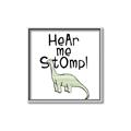 Picture of Hear me Stomp Green  _GroupedProduct_Square_Mini_ _GroupedProduct_Square_Canvas_Framed_