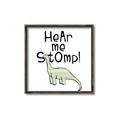 Picture of Hear me Stomp Green  _GroupedProduct_Square_Mini_ _GroupedProduct_Square_Canvas_Framed_