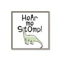 Picture of Hear me Stomp Green  _GroupedProduct_Square_Mini_ _GroupedProduct_Square_Canvas_Framed_
