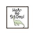 Picture of Hear me Stomp Green  _GroupedProduct_Square_Mini_ _GroupedProduct_Square_Canvas_Framed_