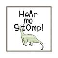 Picture of Hear me Stomp Green  _GroupedProduct_Square_Mini_ _GroupedProduct_Square_Canvas_Framed_