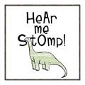Picture of Hear me Stomp Green  _GroupedProduct_Square_Mini_ _GroupedProduct_Square_Canvas_Framed_