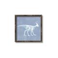 Picture of Blue X-ray Dino I _GroupedProduct_Square_Mini_ _GroupedProduct_Square_Canvas_Framed_