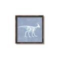 Picture of Blue X-ray Dino I _GroupedProduct_Square_Mini_ _GroupedProduct_Square_Canvas_Framed_