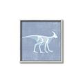 Picture of Blue X-ray Dino I _GroupedProduct_Square_Mini_ _GroupedProduct_Square_Canvas_Framed_