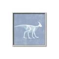 Picture of Blue X-ray Dino I _GroupedProduct_Square_Mini_ _GroupedProduct_Square_Canvas_Framed_
