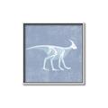 Picture of Blue X-ray Dino I _GroupedProduct_Square_Mini_ _GroupedProduct_Square_Canvas_Framed_
